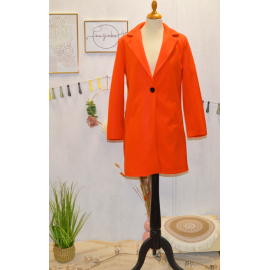 Kabát oranžový