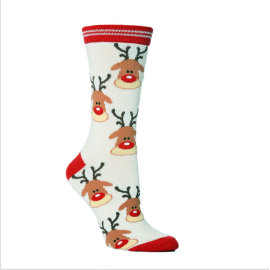 Dámske ponožky s Vianočným motívom.