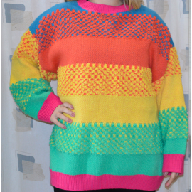 Farebný pulover